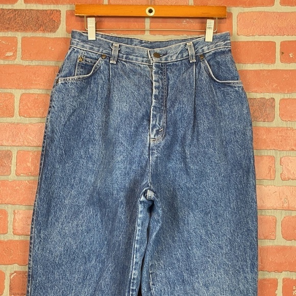 RARE Vintage 80’s Levi’s 573 High Waisted Orange Tab Tapered Pleated Mom Jean 28 - Picture 7 of 16